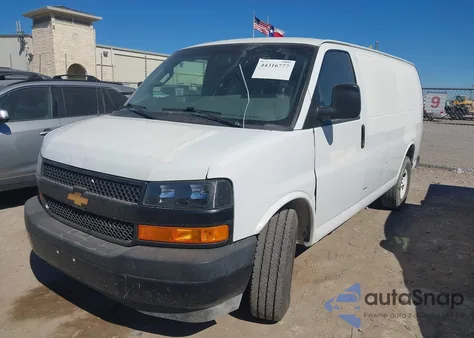 2019 Chevrolet Express 2500 Work Van from USA, damaged, VIN 1GCWGAF14K1372319